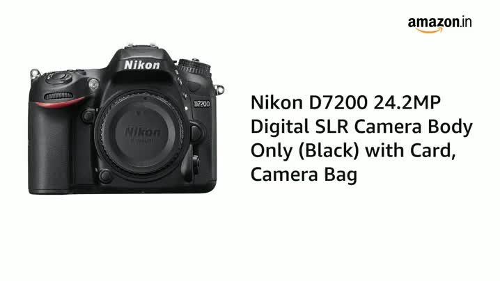 Buy Nikon D7200 24.2MP Digital SLR Camera Body Only (Black) with